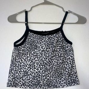 Brandy melville/John Galt cheetah print tank top.